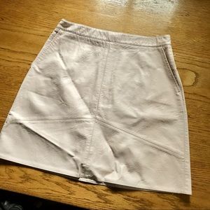ZARA Basic Pink Faux Leather Skirt💕NWT
